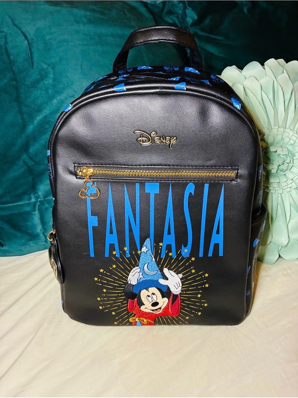 NWT Disney x Primark Fantasia Sorcerer Mickey Backpack